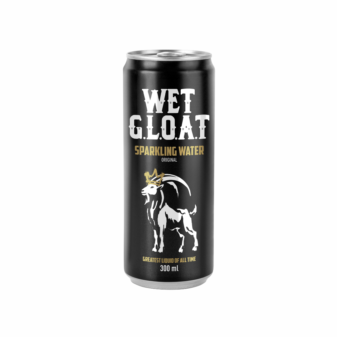 Wet Gloat Mountain Water – Sparkling | 300ml Cans (24-Pack)